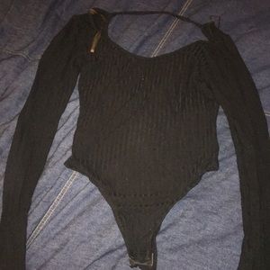 Basic black bodysuit